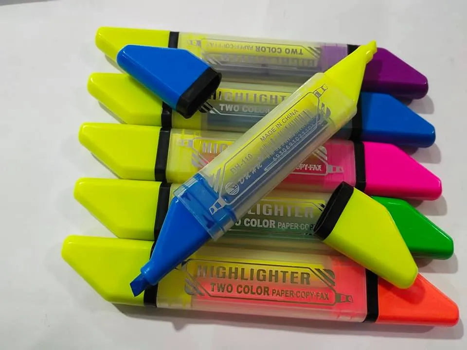 Double Highlighters Pack Of 12