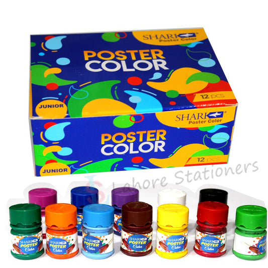 Sale Shark Poster Color Junior 12 Pcs