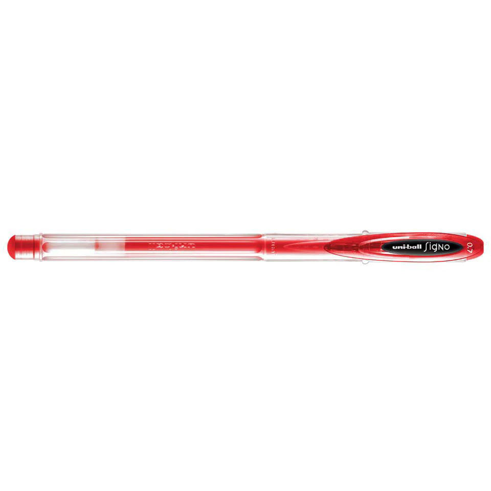 Uni-ball Signo Gel ink Pen Roller 0.4mm line 0.7mm Ball UM - 120 1 Piece - Red