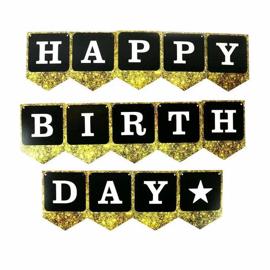 Happy Birthday Hanging Banner - Multi (60003)