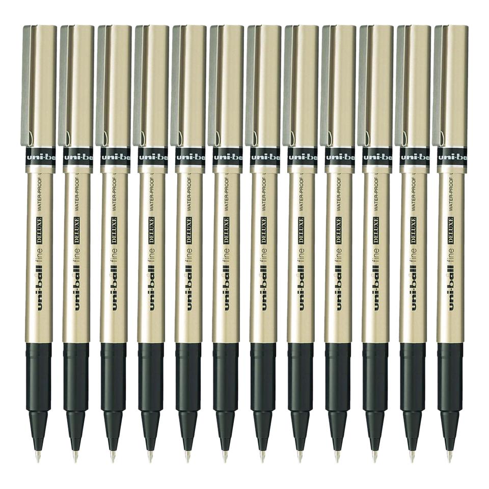 Uniball Delux Gel Pen Pack of 12